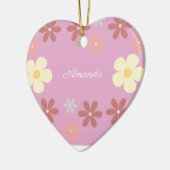 Maßgeschneidertes Muster Keramik Ornament (Links)