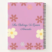 Maßgeschneidertes Muster Notizblock (Rückseite)