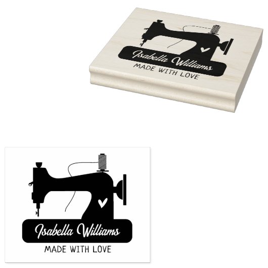 Maßgeschneidertes Nähgeschäft, groß Gummistempel (Stempel)