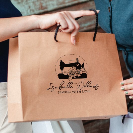 Maßgeschneidertes Nähgeschäft, groß Gummistempel