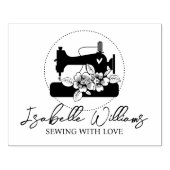 Maßgeschneidertes Nähgeschäft, groß Gummistempel (Prägung)