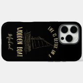 Maßgeschneidertes nautisches modernes Boot Case-Mate iPhone Hülle (Rückseite (Horizontal))