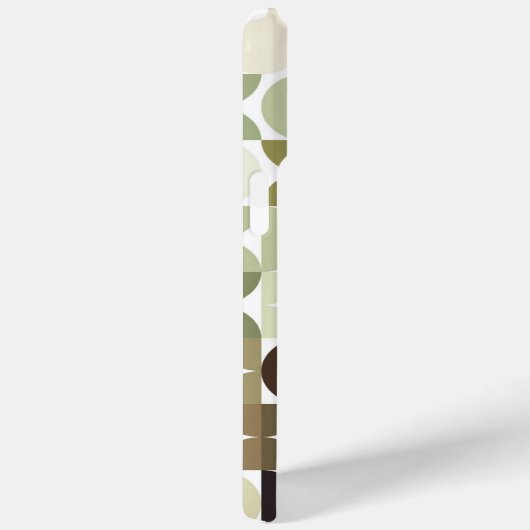 Maßgeschneidertes neutrales Tan Olive Green Black Case-Mate iPhone Hülle (Rückseite / Rechts)