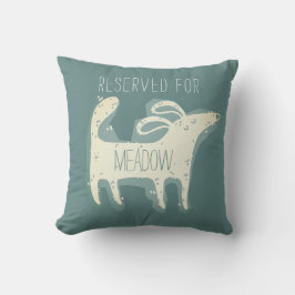 Maßgeschneidertes Niedliches Hundeschema Kissen