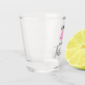 Maßgeschneidertes, noch fabelhaftes Shotglas Schnapsglas (Links)