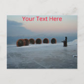 Maßgeschneidertes Nordkap, Norwegen Postkarte (Vorderseite)