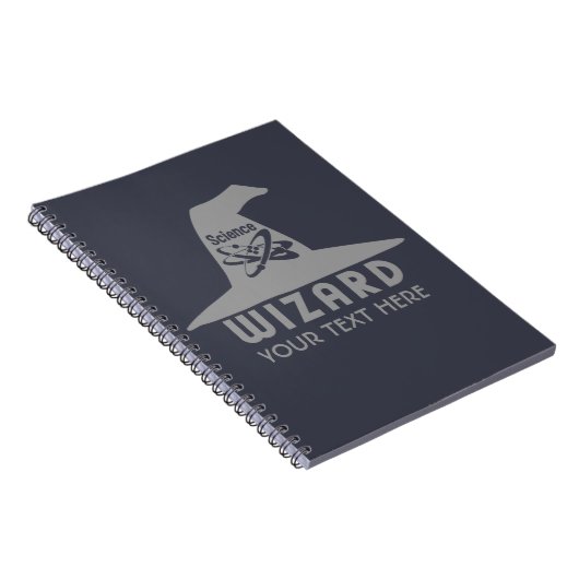Maßgeschneidertes Notebook des Science Wizard Notizblock (Rechte Seite)