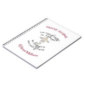Maßgeschneidertes Notebook mit Blumenkreuz Notizblock (Linke Seite)