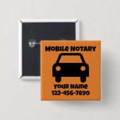 Maßgeschneidertes öffentliches Mobilautosymbol für Button (Vorne & Hinten)