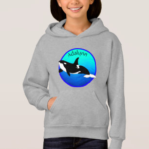 Maßgeschneidertes Orca - Girl's Hoodie