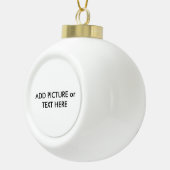 Maßgeschneidertes Ornament Bild und Text (Rechts)