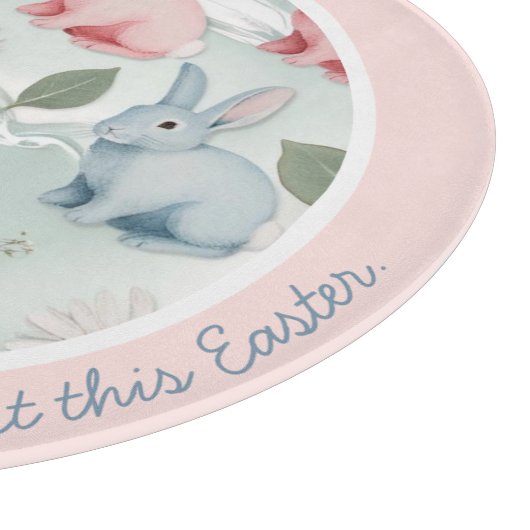 Maßgeschneidertes Osterglas Schneidebrett (Ecke)