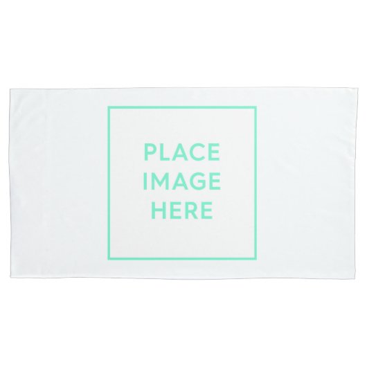 Maßgeschneidertes Paar Kissengehäuse King Size Kissenbezug (Vorderseite-Links)