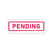 Maßgeschneidertes PENDING | Grundlegendes Büro ode Permastempel (Design)