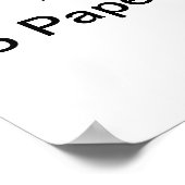 Maßgeschneidertes Personalisiert 20" x 28" Semi Gl Poster (Ecke)