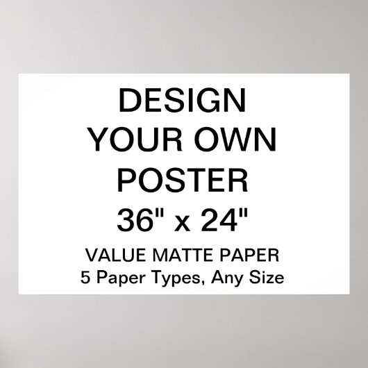 Maßgeschneidertes Personalisiert 36" x 24" Matte-P Poster (Vorne)