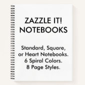 Maßgeschneidertes Personalisiert-Breitband-Rollenb Notizbuch (Vorderseite)