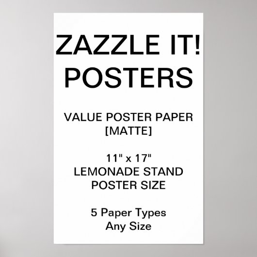 Maßgeschneidertes Personalisiertes 11"x17" Matte-P Poster (Vorne)