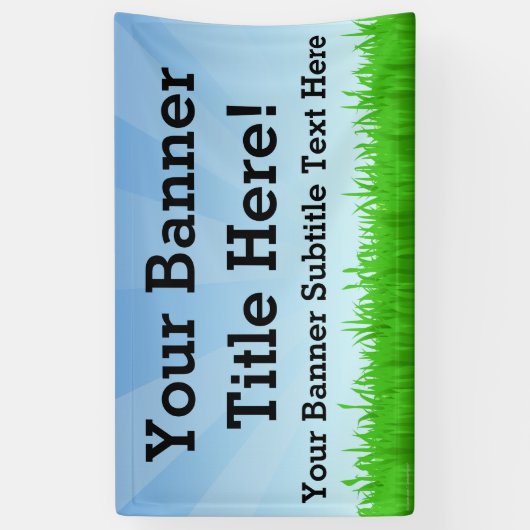 Maßgeschneidertes Personalisiertes 3x5 Summer Scan Banner (Vertikal)