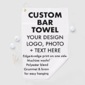 Maßgeschneidertes personalisiertes Bar Handtuch mi (Insitu)