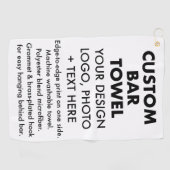 Maßgeschneidertes personalisiertes Bar Handtuch mi (Horizontal)