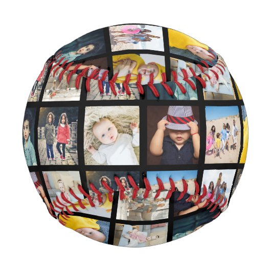 Maßgeschneidertes Personalisiertes eines Kind 10-F Baseball (Rückseite)