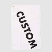 Maßgeschneidertes Personalisiertes Golfhandtuch mi (Vorderseite)