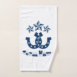 Maßgeschneidertes Personalisiertes Hufeisenhandtuc Handtuch