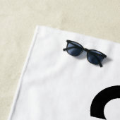 Maßgeschneidertes Personalisiertes Strandtuch (Beispiel)