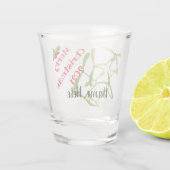 Maßgeschneidertes Personalisiertes Weihnachtsschus Schnapsglas (Rückseite)