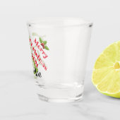 Maßgeschneidertes Personalisiertes Weihnachtsschus Schnapsglas (Rechts)