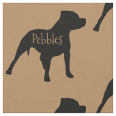 Maßgeschneidertes Pitbull Dog Fabric Stoff (Nahaufnahme)