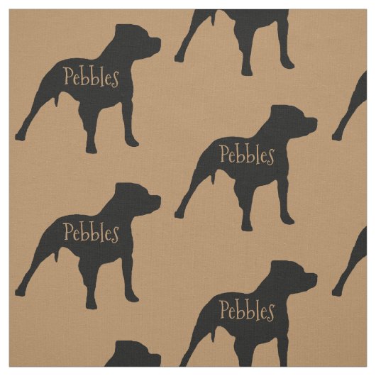 Maßgeschneidertes Pitbull Dog Fabric Stoff (Muster)