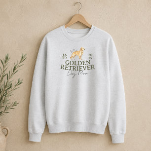 Maßgeschneidertes Portrait Dog Mama Golden Retriev Sweatshirt