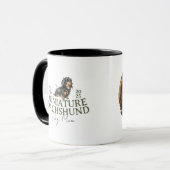 Maßgeschneidertes Portrait Hunde Mama Miniaturansi Tasse (Vorderseite Links)
