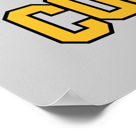 Maßgeschneidertes Poster (Ecke)