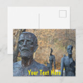 Maßgeschneidertes Prager Denkmal Postkarte (Vorne/Hinten)