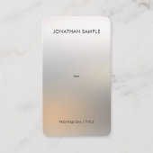 Maßgeschneidertes Premium Seidenpapier Glamour Sil Visitenkarte (Vorderseite)