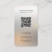 Maßgeschneidertes Premium Seidenpapier Glamour Sil Visitenkarte (Rückseite)