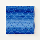 Maßgeschneidertes preußisches Muster für die Blauf Notizblock (Rückseite)