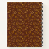 Maßgeschneidertes Pumpkins Gewürzbäckerbuch Notizblock (Rückseite)