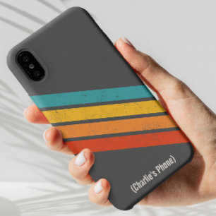 Maßgeschneidertes Retro Phone Case Minimalistische iPhone 12 Pro Hülle