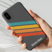 Maßgeschneidertes Retro Phone Case Minimalistische iPhone Hülle