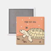Maßgeschneidertes Russisches Tortoise Magnet (Vorderseite/Rückseite)
