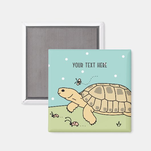 Maßgeschneidertes Russisches Tortoise Magnet (Vorderseite/Rückseite)