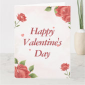 Maßgeschneidertes rustikales Blumenglühen und tren Karte (Vorderseite)