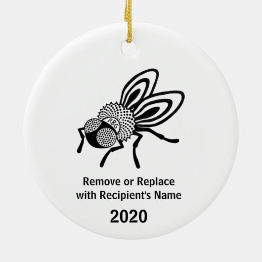 Maßgeschneidertes Ruth Bader Ginsburg Fly Ornament (Hinten)