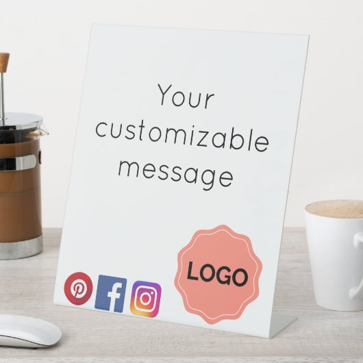 Maßgeschneidertes Salon- oder Wellness-Center-Zeic Sockelschild (In Situ)