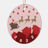 Maßgeschneidertes Santa Claus Ornament | Weihnacht (Links)