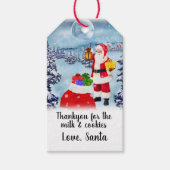 Maßgeschneidertes Santa-Design Geschenkanhänger (Vorderseite)